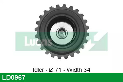 Ролик LUCAS ENGINE DRIVE LD0967