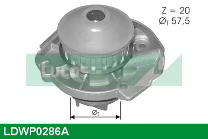 Насос LUCAS ENGINE DRIVE LDWP0286A