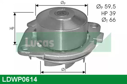 Насос LUCAS ENGINE DRIVE LDWP0614