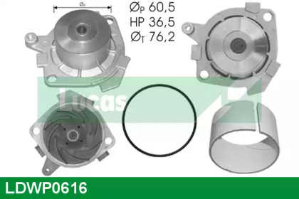 Насос LUCAS ENGINE DRIVE LDWP0616