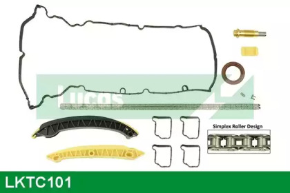 Комплект цепи привода распредвала LUCAS ENGINE DRIVE LKTC101