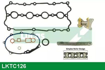 Комплект цепи привода распредвала LUCAS ENGINE DRIVE LKTC126