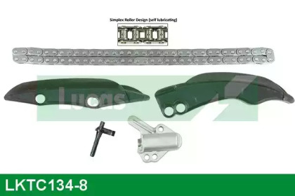 Комплект цепи привода распредвала LUCAS ENGINE DRIVE LKTC134-8