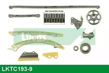 Комплект цепи привода распредвала LUCAS ENGINE DRIVE LKTC193-9