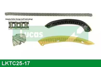 Комплект цепи привода распредвала LUCAS ENGINE DRIVE LKTC25-17