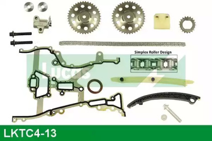 Комплект цепи привода распредвала LUCAS ENGINE DRIVE LKTC4-13