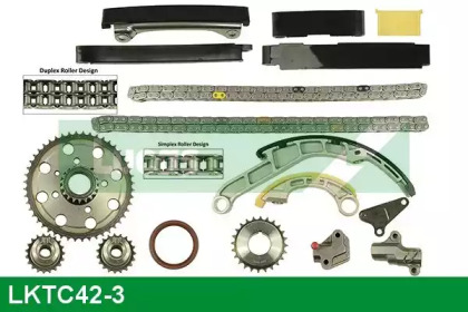 Комплект цепи привода распредвала LUCAS ENGINE DRIVE LKTC42-3