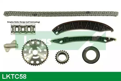 Комплект цепи привода распредвала LUCAS ENGINE DRIVE LKTC58