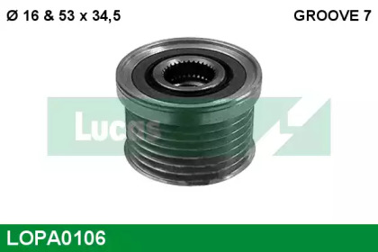 Механизм свободного хода LUCAS ENGINE DRIVE LOPA0106