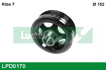 Ременный шкив LUCAS ENGINE DRIVE LPD0170