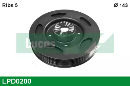 Ременный шкив LUCAS ENGINE DRIVE LPD0200