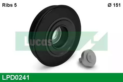 Ременный шкив LUCAS ENGINE DRIVE LPD0241