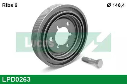 Ременный шкив LUCAS ENGINE DRIVE LPD0263