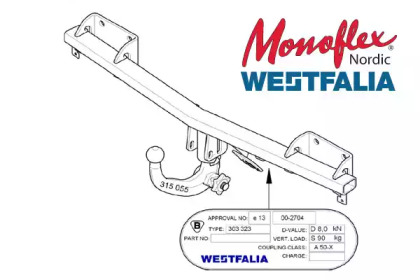 Прицеп MONOFLEX 303323600001