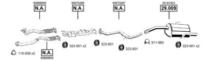 Глушитель ASMET AL290435