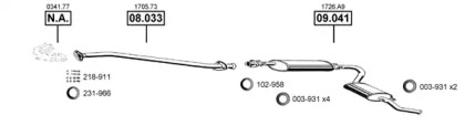 Глушитель ASMET CI091570