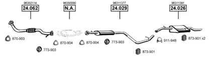 Глушитель ASMET DE240980