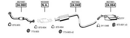 Глушитель ASMET DE241100