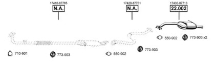 Глушитель ASMET DH220240