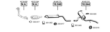 Глушитель ASMET FI163000