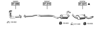 Глушитель ASMET FO070265