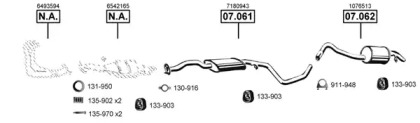 Глушитель ASMET FO074095