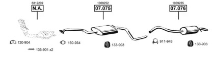 Глушитель ASMET FO074165