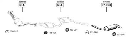 Глушитель ASMET FO074700