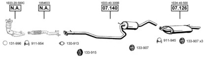 Глушитель ASMET MA110640