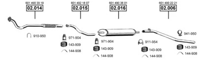 Глушитель ASMET ME012895