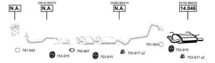 Глушитель ASMET NI140275