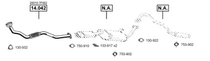 Глушитель ASMET NI142480