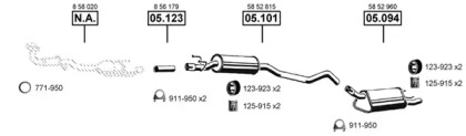 Глушитель ASMET OP052365