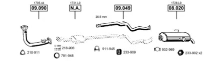 Глушитель ASMET PE080930