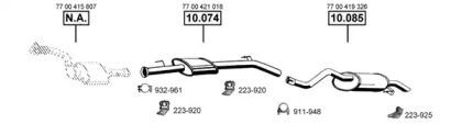 Глушитель ASMET RE100405