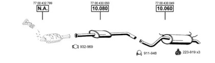 Глушитель ASMET RE102310