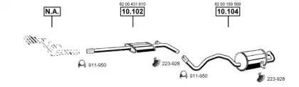 Глушитель ASMET RE102465