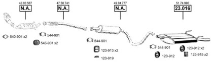 Глушитель ASMET SA230940