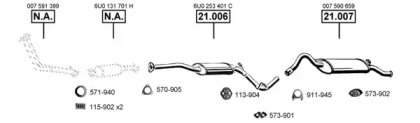 Глушитель ASMET SK210620