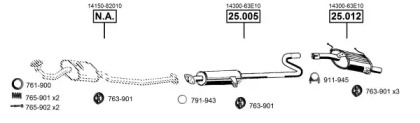 Глушитель ASMET SU251500