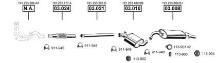 Глушитель ASMET VA031410