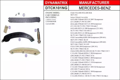 Комплект цепи привода распредвала DYNAMATRIX DTCK101NG