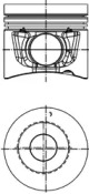 Поршень KOLBENSCHMIDT 40289600