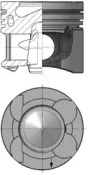 Поршень KOLBENSCHMIDT 40363601