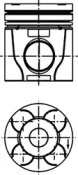 Поршень KOLBENSCHMIDT 40610600