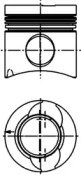 Поршень KOLBENSCHMIDT 40667600