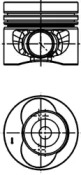 Поршень KOLBENSCHMIDT 40683620