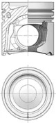 Поршень KOLBENSCHMIDT 41003620