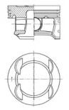 Поршень KOLBENSCHMIDT 41007600