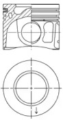 Поршень KOLBENSCHMIDT 41072600